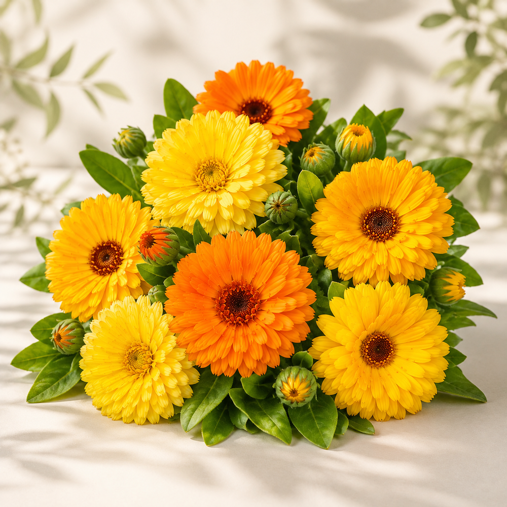 Calendula Mix Colours Seeds – Yellow and Orange Calendula Flowers | GREEN GARDENS Pakistan