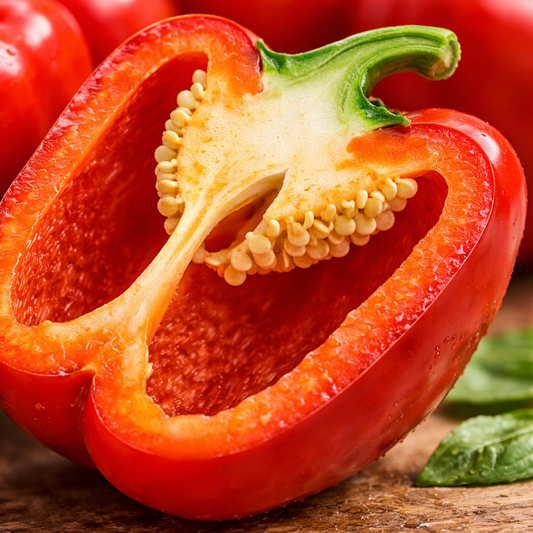 Capsicum Red Seeds - Bell Pepper (WINTER) شملہ مرچ لال