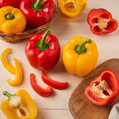 Capsicum Seeds Red & Yellow - Mix  {WINTER/SUMMER} شملہ مرچ لال