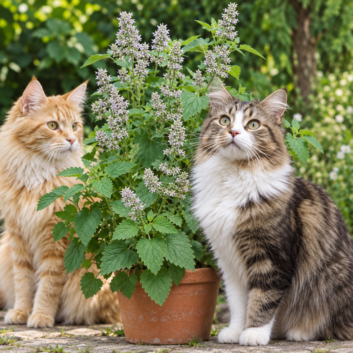 Catnip Nepeta cataria aromatic green herb plant – winter and summer seeds for pots grow bags and herb gardens in Pakistan