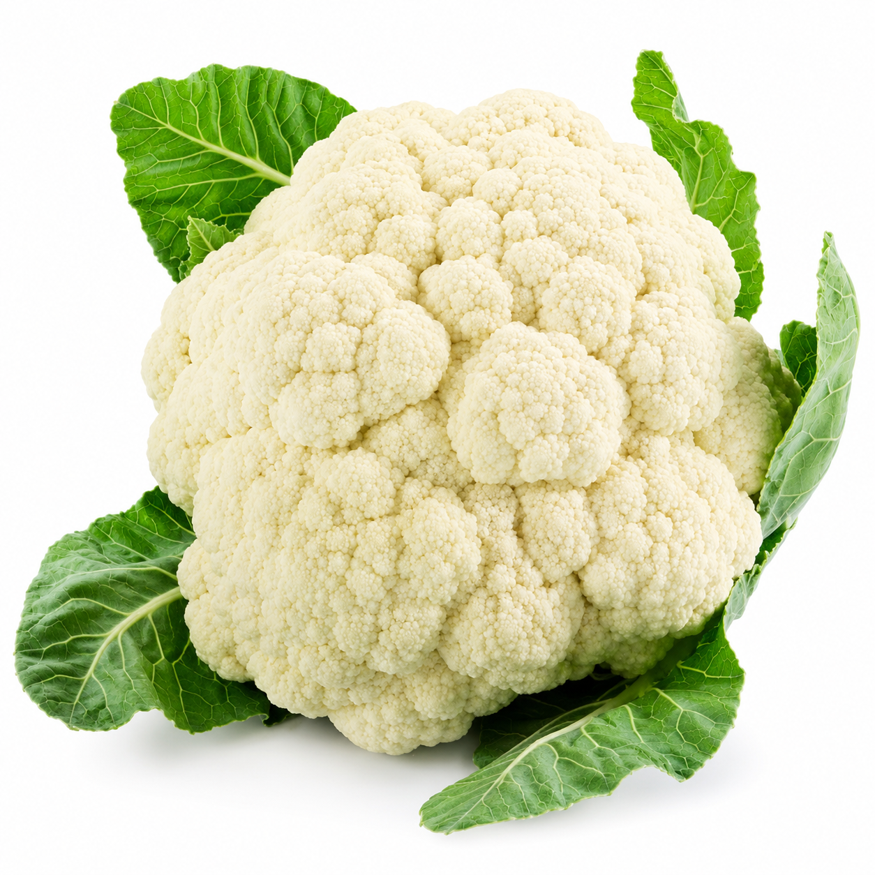 F1 Hybrid cauliflower plant with compact fresh head and green leaves – winter cauliflower seeds for home gardening in Pakistan