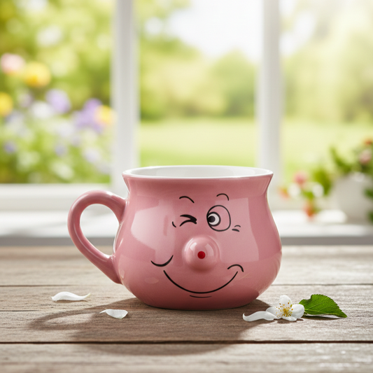Ceramic Pot - Dusty Rose  (8.3 CM / 9.2 CM)