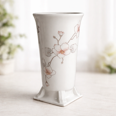 Ceramic Floral Decorative Vase 7.3 Inch