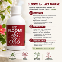 BLOOM by HARA ORGANIC - 200ml (Blossom Booster)