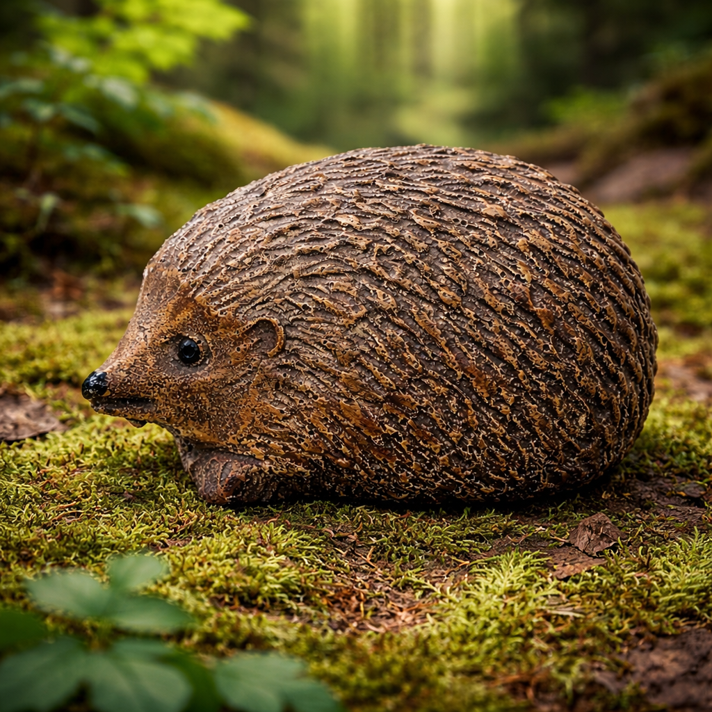 Resin Hedgehog Decorative Figurine – 430g