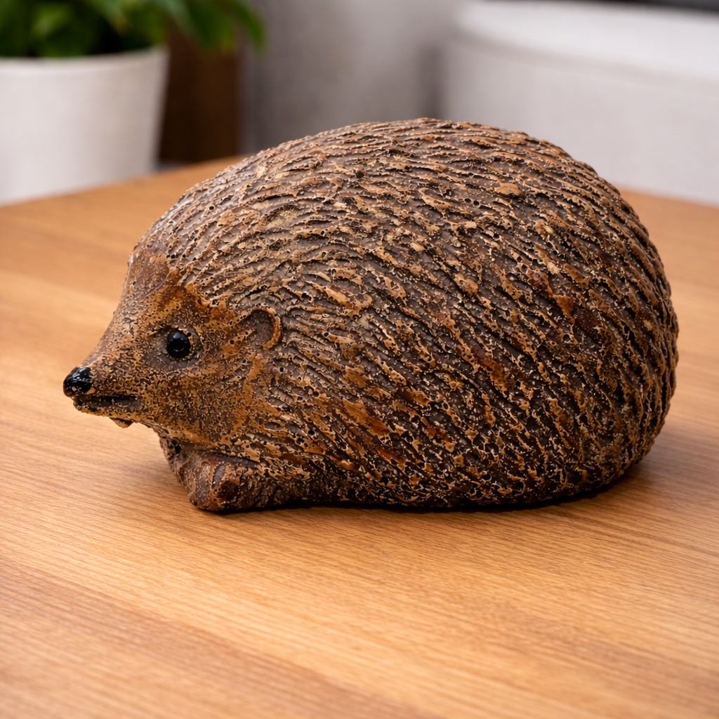 Resin Hedgehog Decorative Figurine – 430g