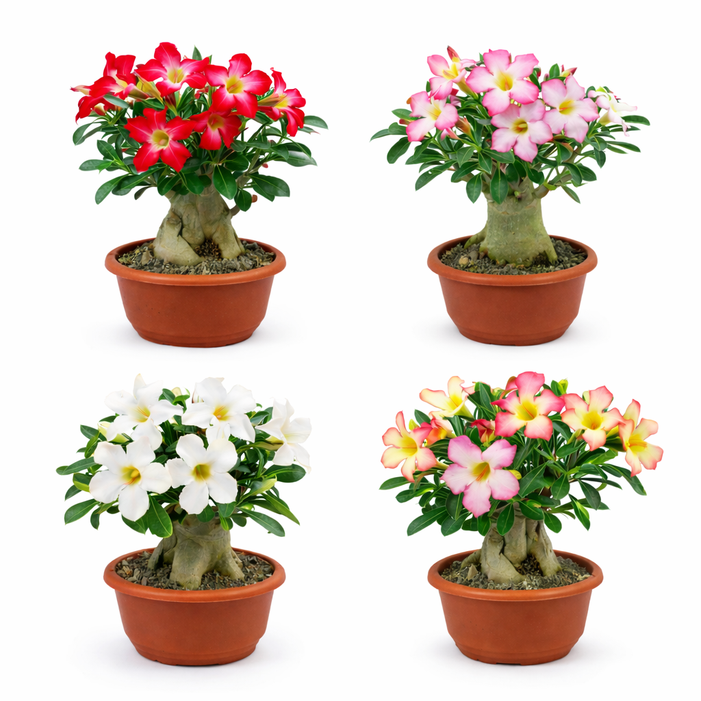 Adenium Obesum Seeds - Mix (SUMMER) 
{Pack of 5 Seeds}