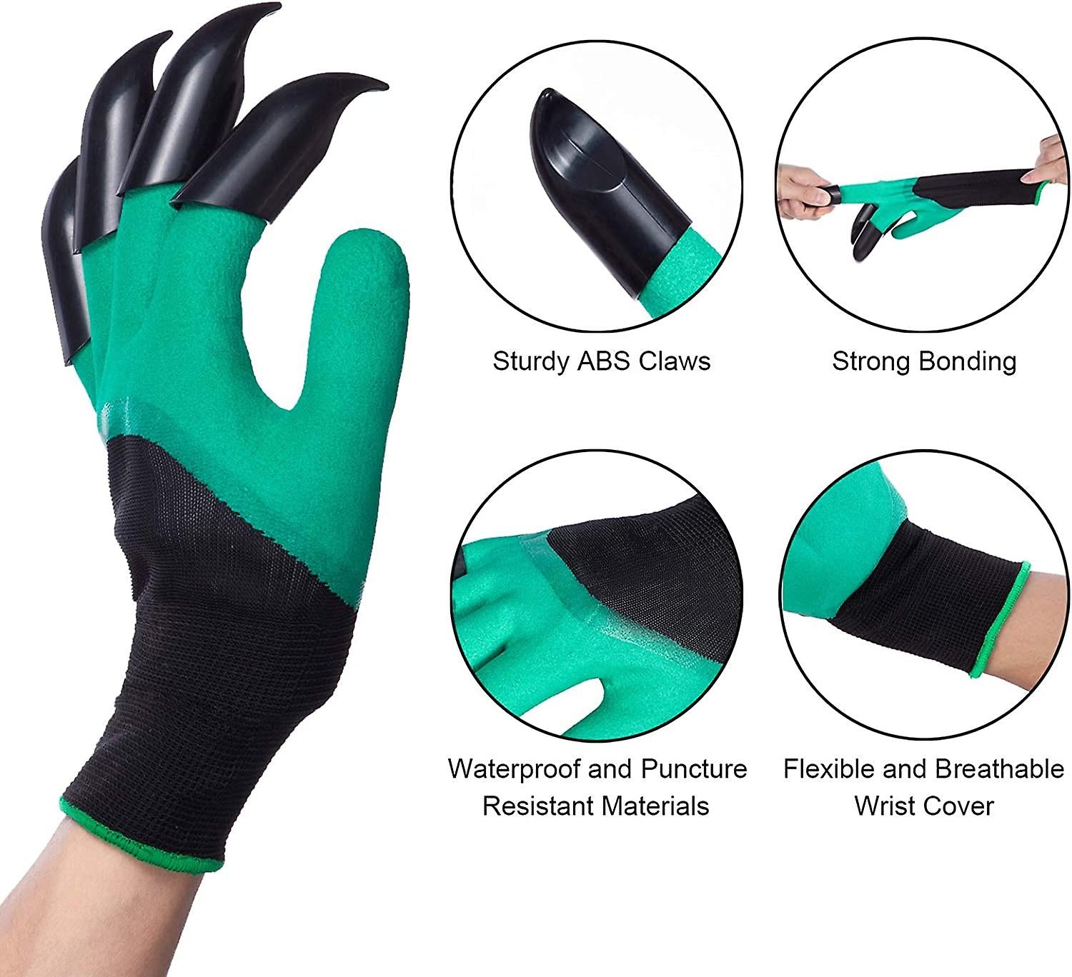 Garden Clawed Gloves -  (BOTH HANDS CLAWED)