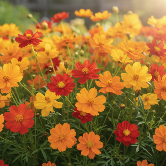 Cosmos Carpet Dwarf Seeds - Mix (SUMMER)