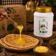 Pure Cow Desi Ghee – 1kg | Traditional Cholistani Grazing Cow Milk Ghee