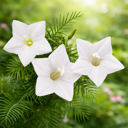 Cypress Vine Seeds - White (Summer) عشق پیچاں