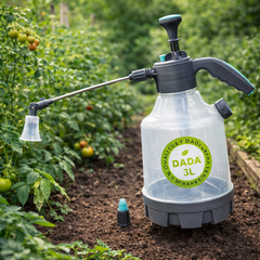 DADA 3L Pressure Garden Sprayer (3 in 1 ) with Regular and Long Lance Nozzle and Fixed Measurement Bottle.