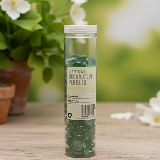 Decorative Glossy Glass Pebbles Stone for Vase