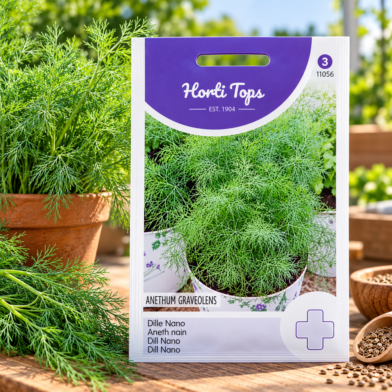 Dill Nano Dwarf compact aromatic herb with lush delicate green leaves | GREEN GARDENS Pakistan