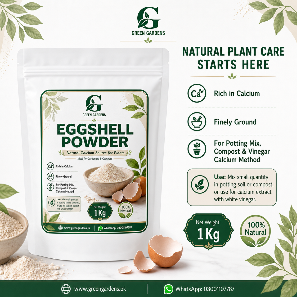 Eggshell Powder – 1 Kg