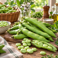 Fava Beans Broad Beans seeds 1 kg produced at Khaplu with healthy plants and green pods – bulk winter vegetable seeds Pakistan