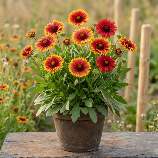 Gaillardia Seeds - Single Mix (Blanket Flower) گلِ نَمدا