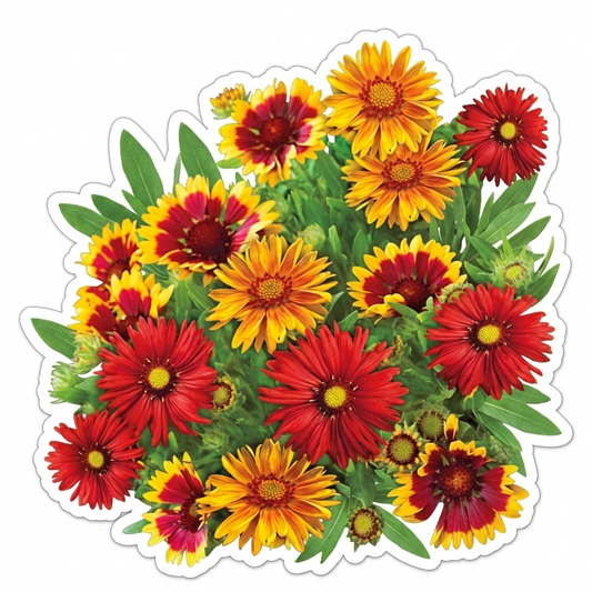 Gaillardia Seeds - Single Mix (Blanket Flower) گلِ نَمدا
