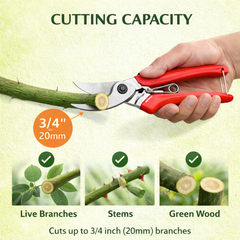 Garden Pruner High Quality Ultra Light Weight | Sharp Pruning Shears for Home Gardening