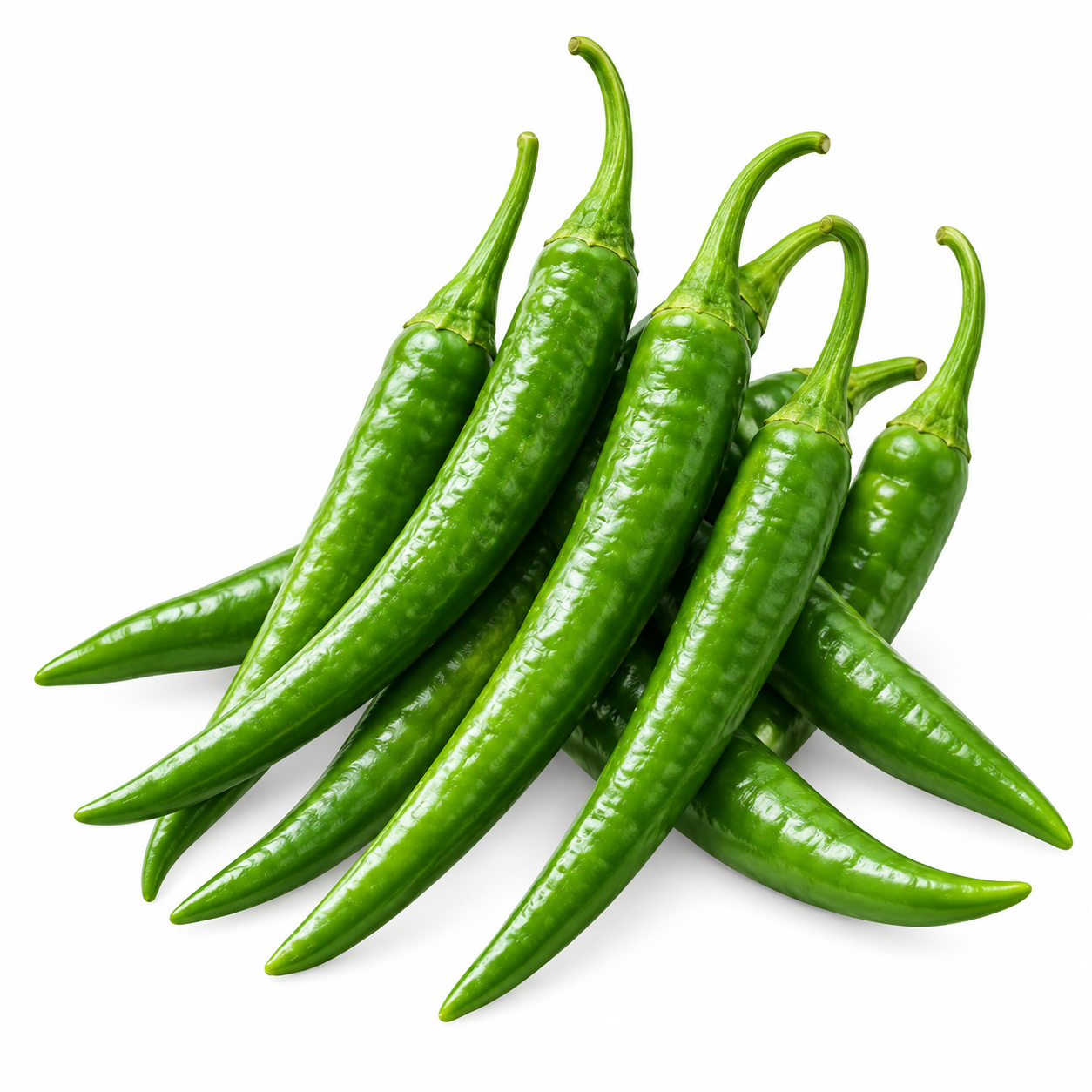 Long green chillies growing on healthy plants – Green Chilli Long F1 Hybrid seeds for winter and summer kitchen gardening in Pakistan