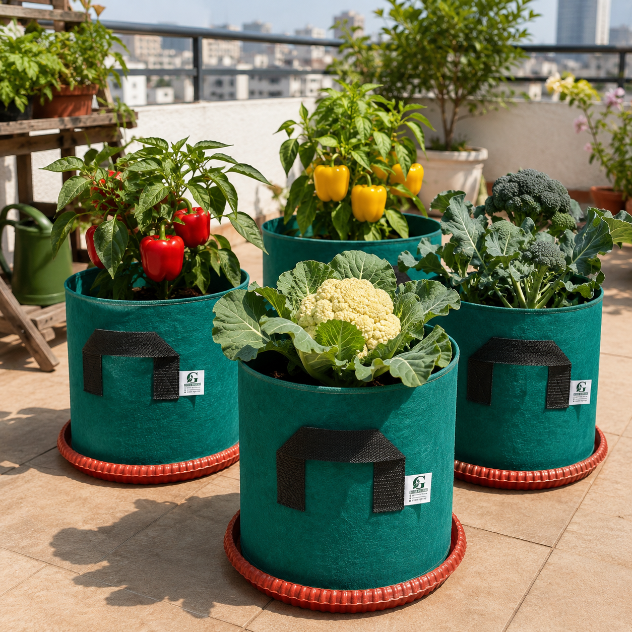 Grow Bag Bottom Plate - 12 inch (Pack OF 5)