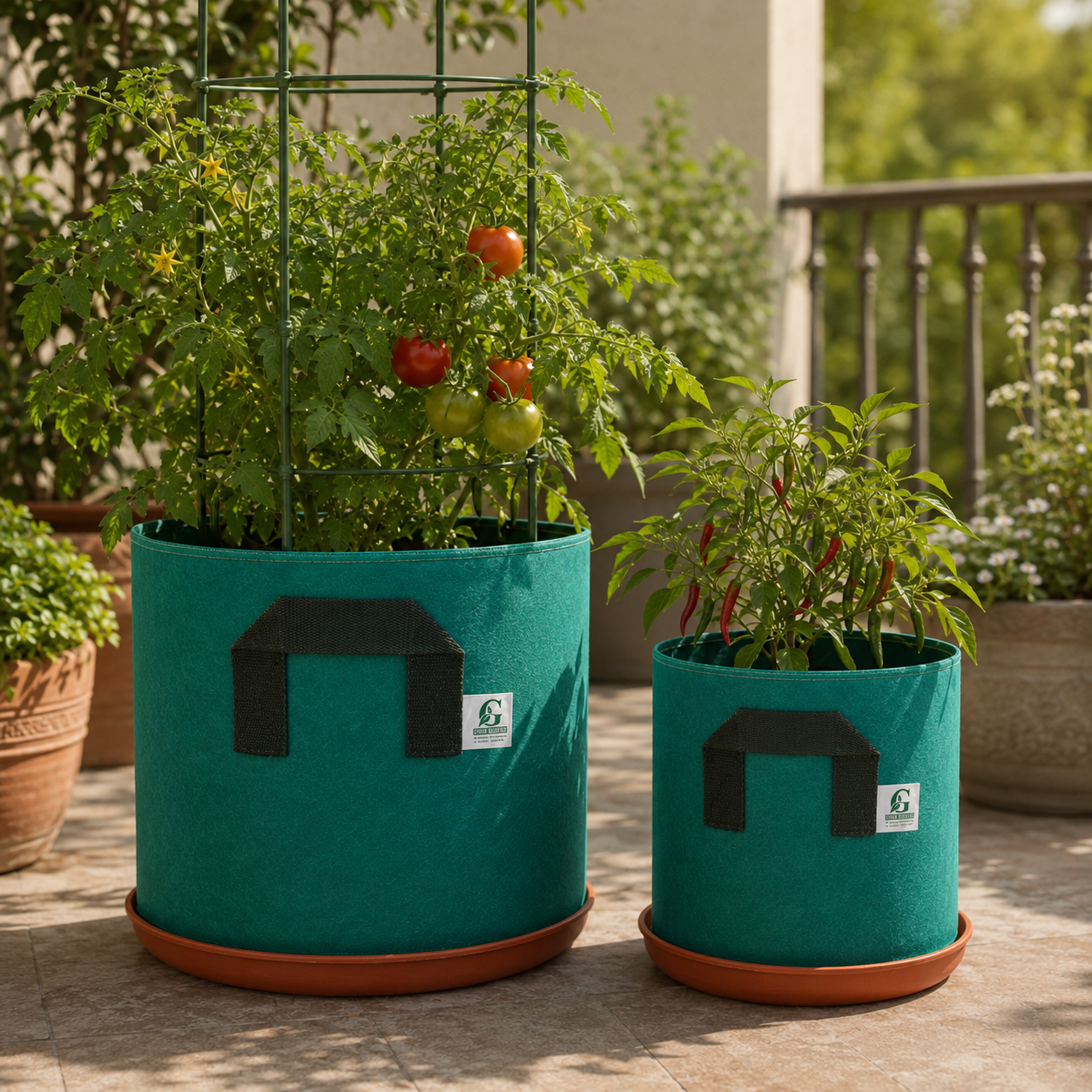 Grow Bag Bottom Plate - 14 inch (Pack OF 5)