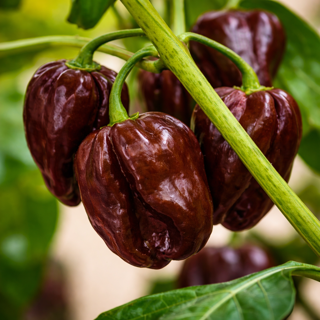 HABANERO PEPPER Seeds - Chocolate (WINTER/SUMMER)