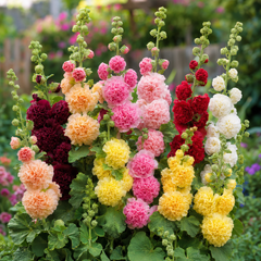 Hollyhock Seeds - Double (WINTER)