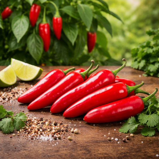 Jalapeno Pepper Seeds - Red (SUMMER/ WINTER)
