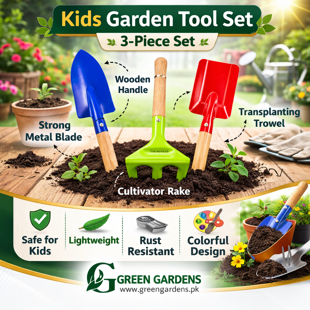 Kids Gardening Tool Set (3 Piece) | Children Garden Tools