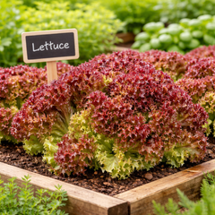Lettuce Red Fire Seeds (WINTER) لال سلاد پتہ