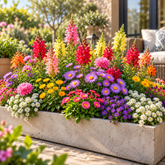 GREEN GARDENS Mix Winter Flowers Seeds Deal with 40+ colourful winter flower varieties – approx. 200 mixed seeds for beds pots borders and grow bags in Pakistan