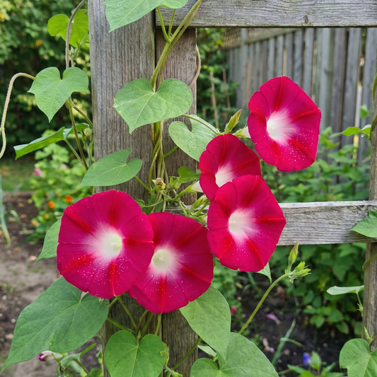Morning Glory Seeds - Crimson Rambler (SUMMER)