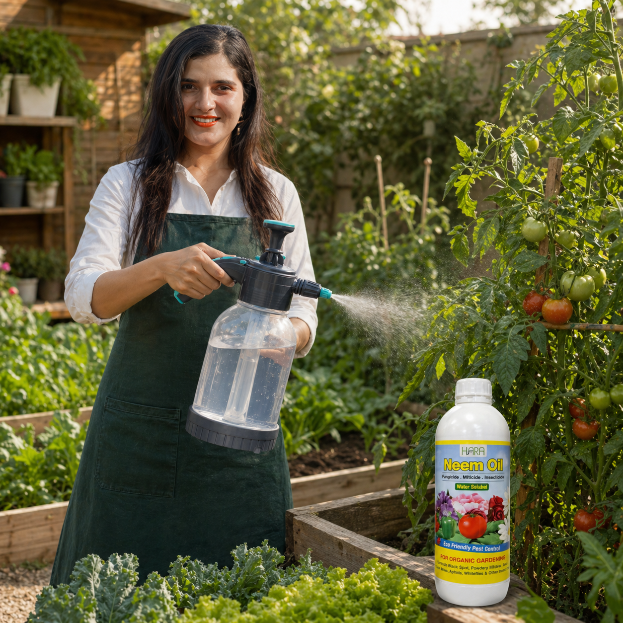 Neem Oil - 500 ml (Cold Pressed, Water Soluble) نیم آئل