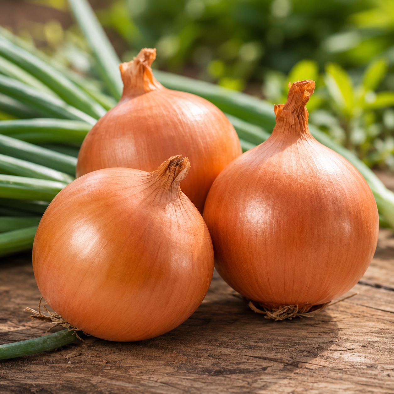 Nasarpuri red onions with healthy green tops and mature reddish-purple bulbs – traditional onion seeds for home gardening in Pakistan