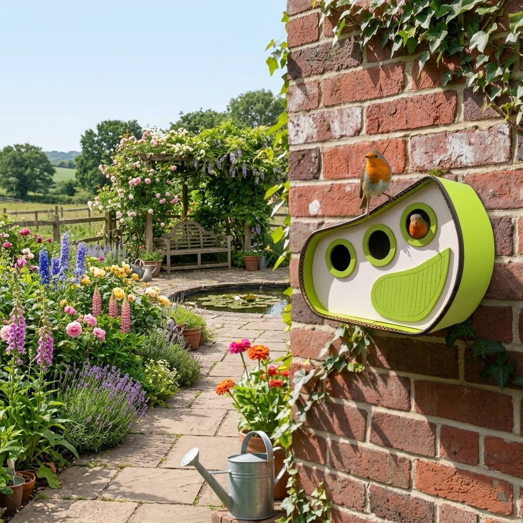 PVC Bird House (M-01) - GREEN