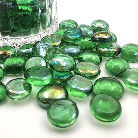Decorative Glossy Glass Pebbles Stone for Vase