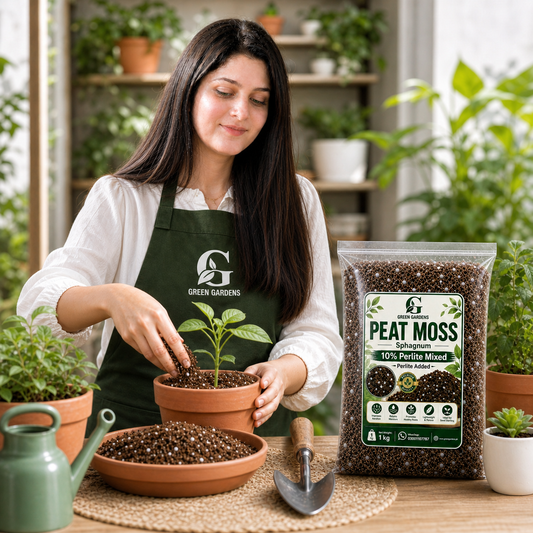 Peat Moss Sphagnum - 1 Kg (Premium Quality)