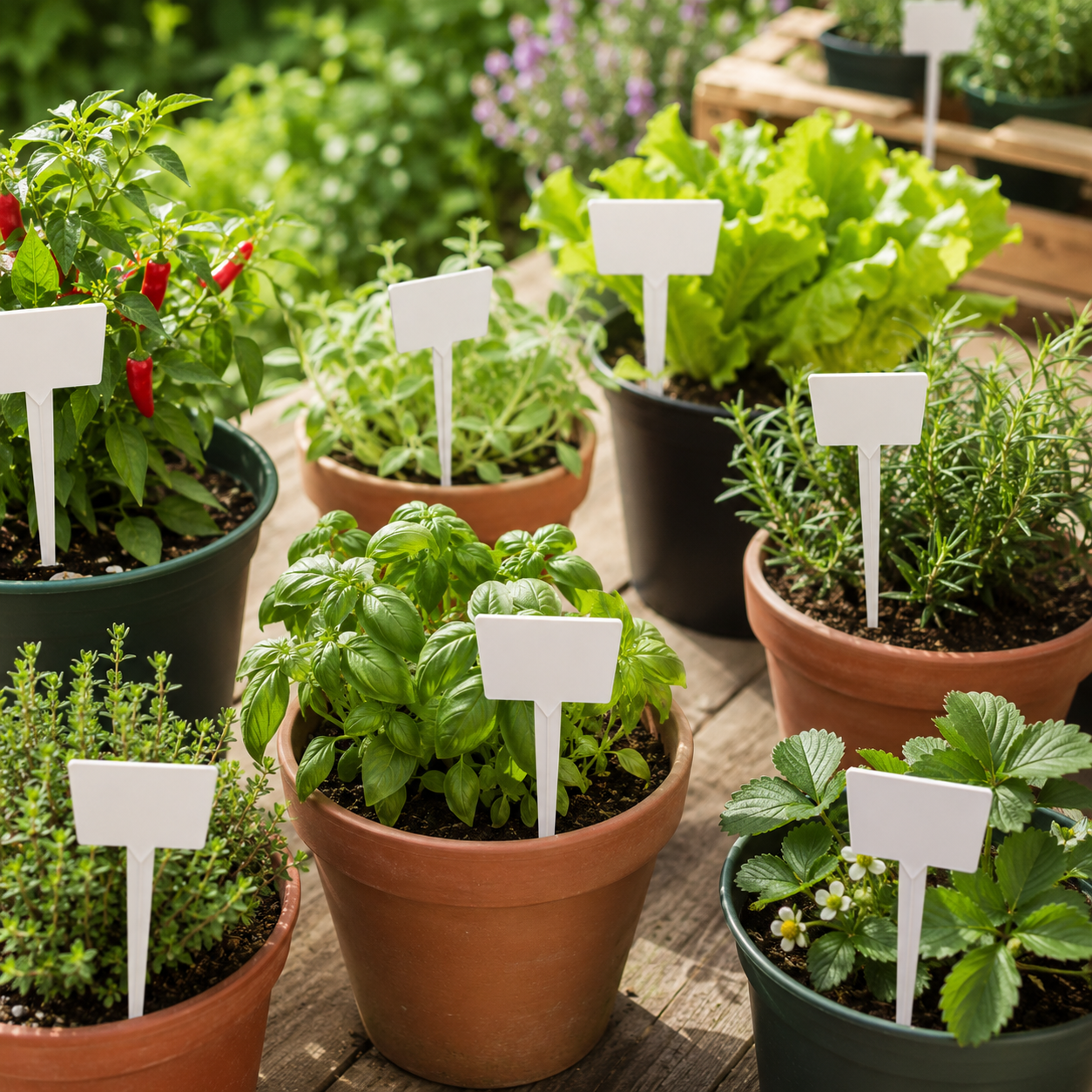 Plant Tag -  12" (Reusable) | White | Single Tag