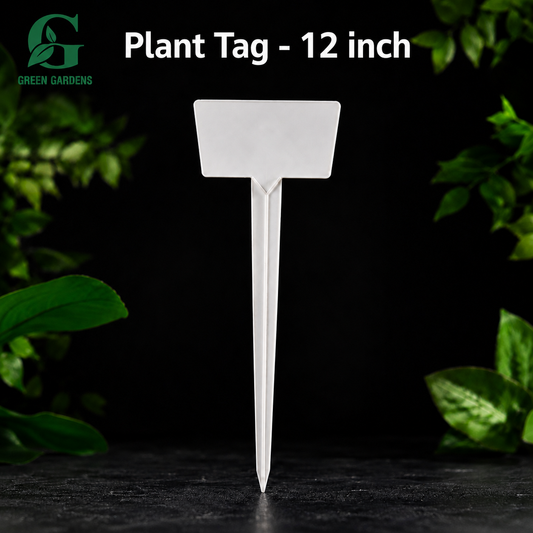Plant Tag -  12" (Reusable) | White | Single Tag