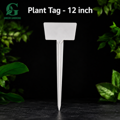 Plant Tag -  12" (Reusable) | White | Single Tag