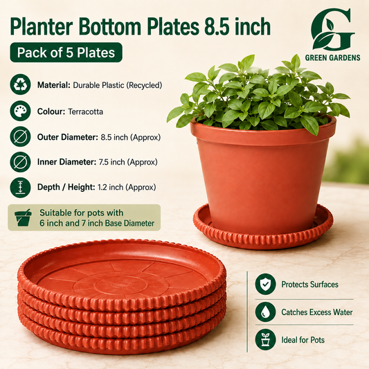 Planter Bottom Plate - 8.5 inch (Pack OF 5)