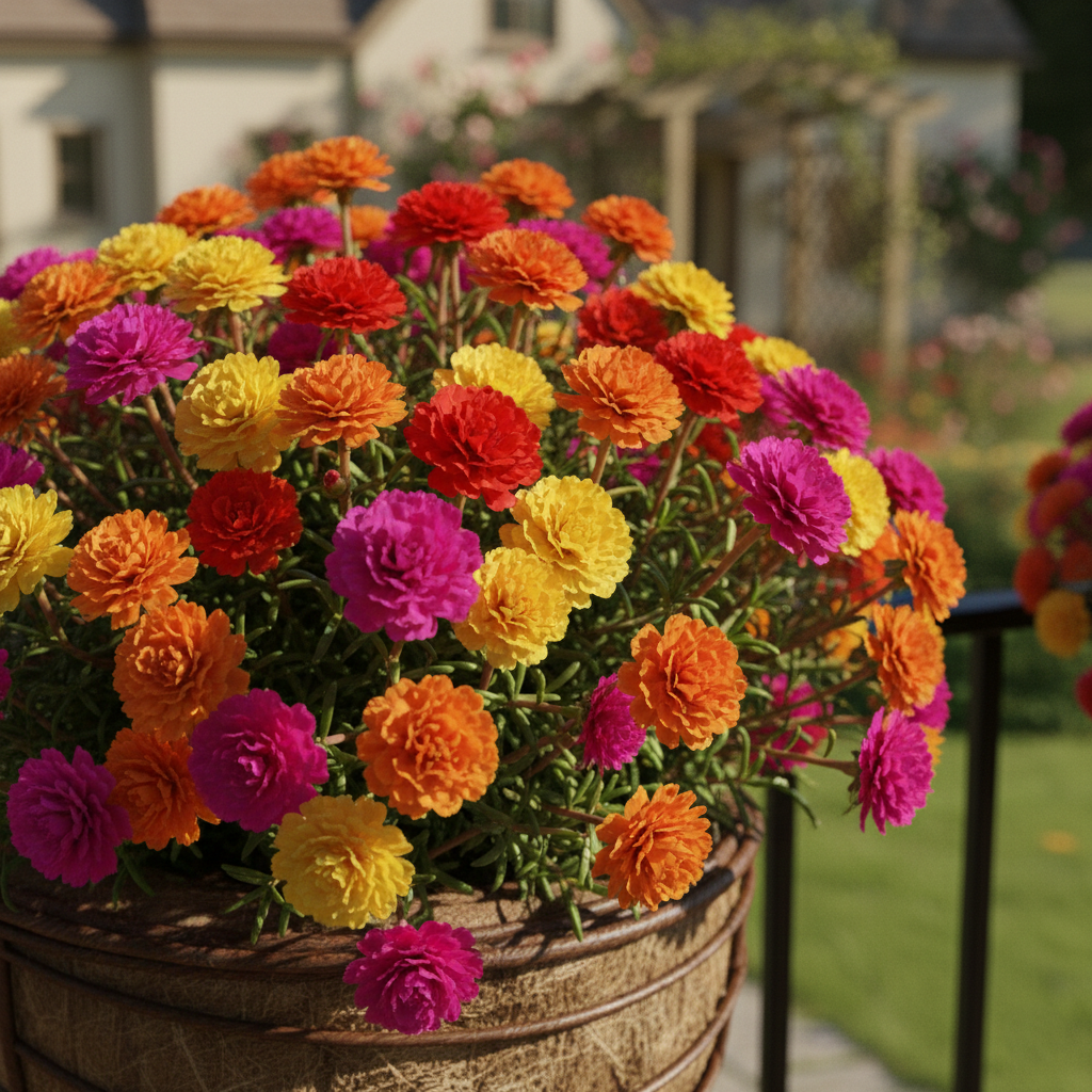 Portulaca – Extra Double Mix Seeds (SUMMER)