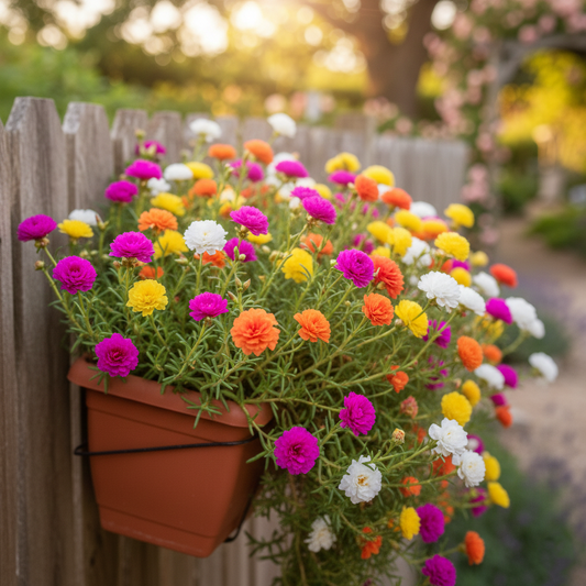 Portulaca – Double Mix گلِ دوپہری (SUMMER)