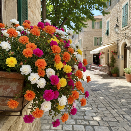 Portulaca – Double Mix گلِ دوپہری (SUMMER)