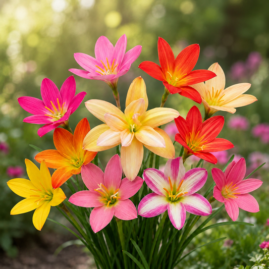 Rain Lily Hybrid – Thailand Imported | Pack of 5 Bulbs