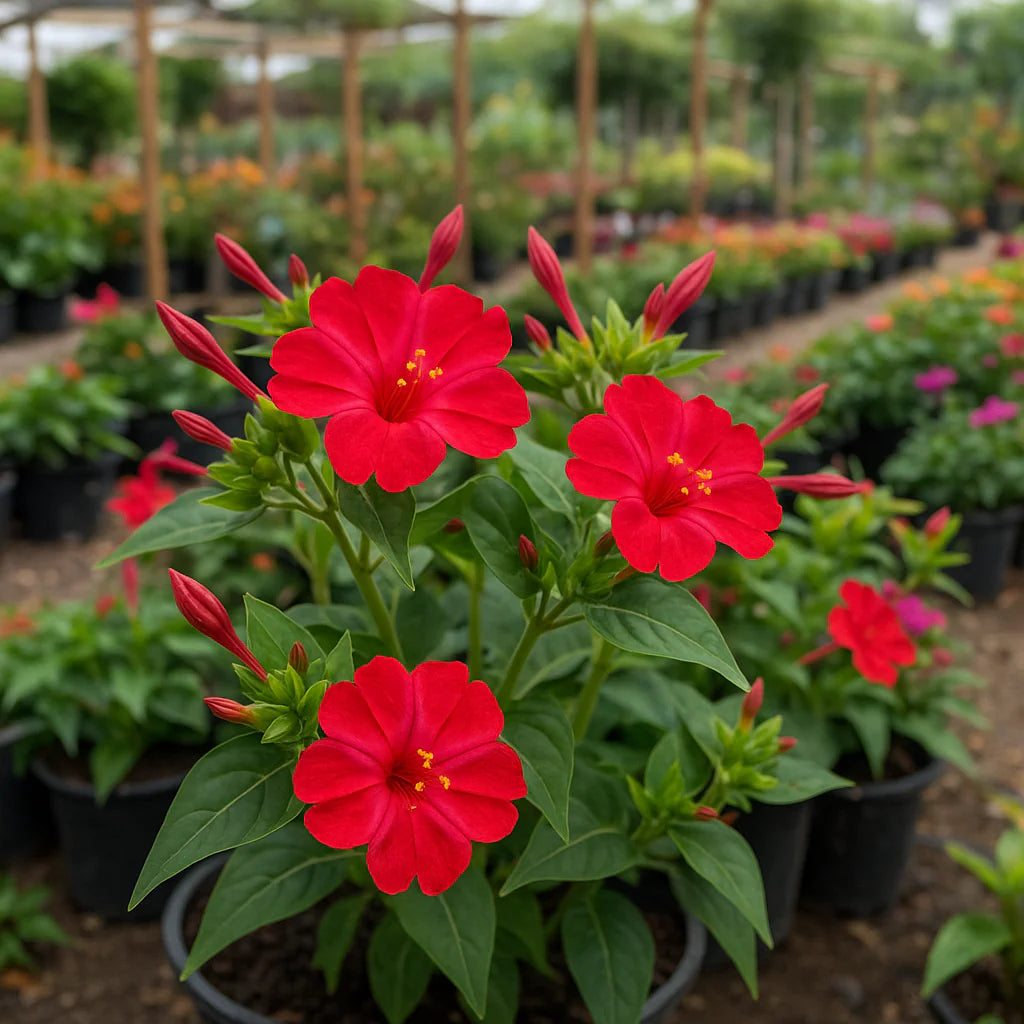 4′ O Clock, Mirabilis Jalapa Seeds (Red) (SUMMER)