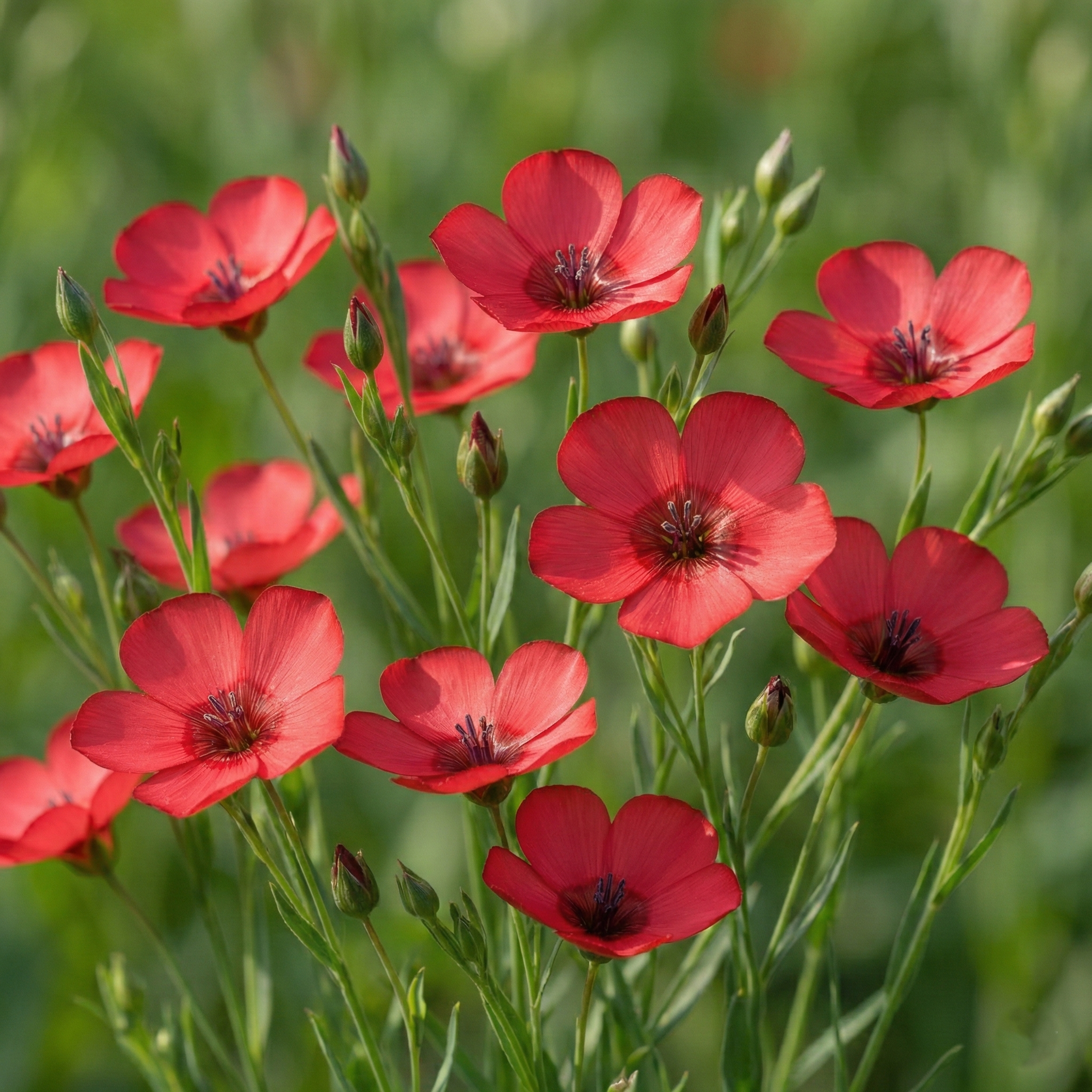 Scarlett Flax Seeds - Linum Grandiflorum
