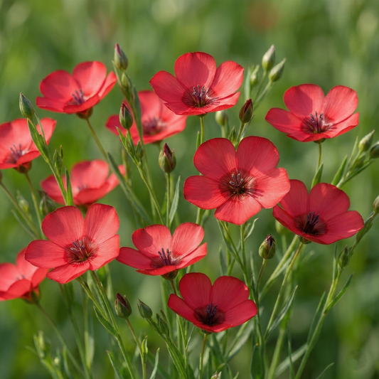 Scarlett Flax Seeds - Linum Grandiflorum