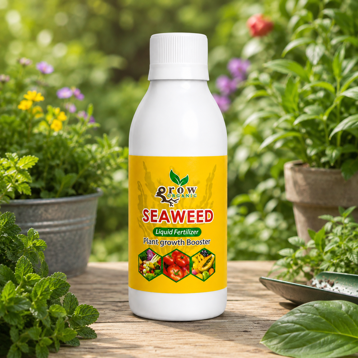 Seaweed Liquid Fertilizer 100 ml natural plant growth booster for vegetables flowers and indoor plants